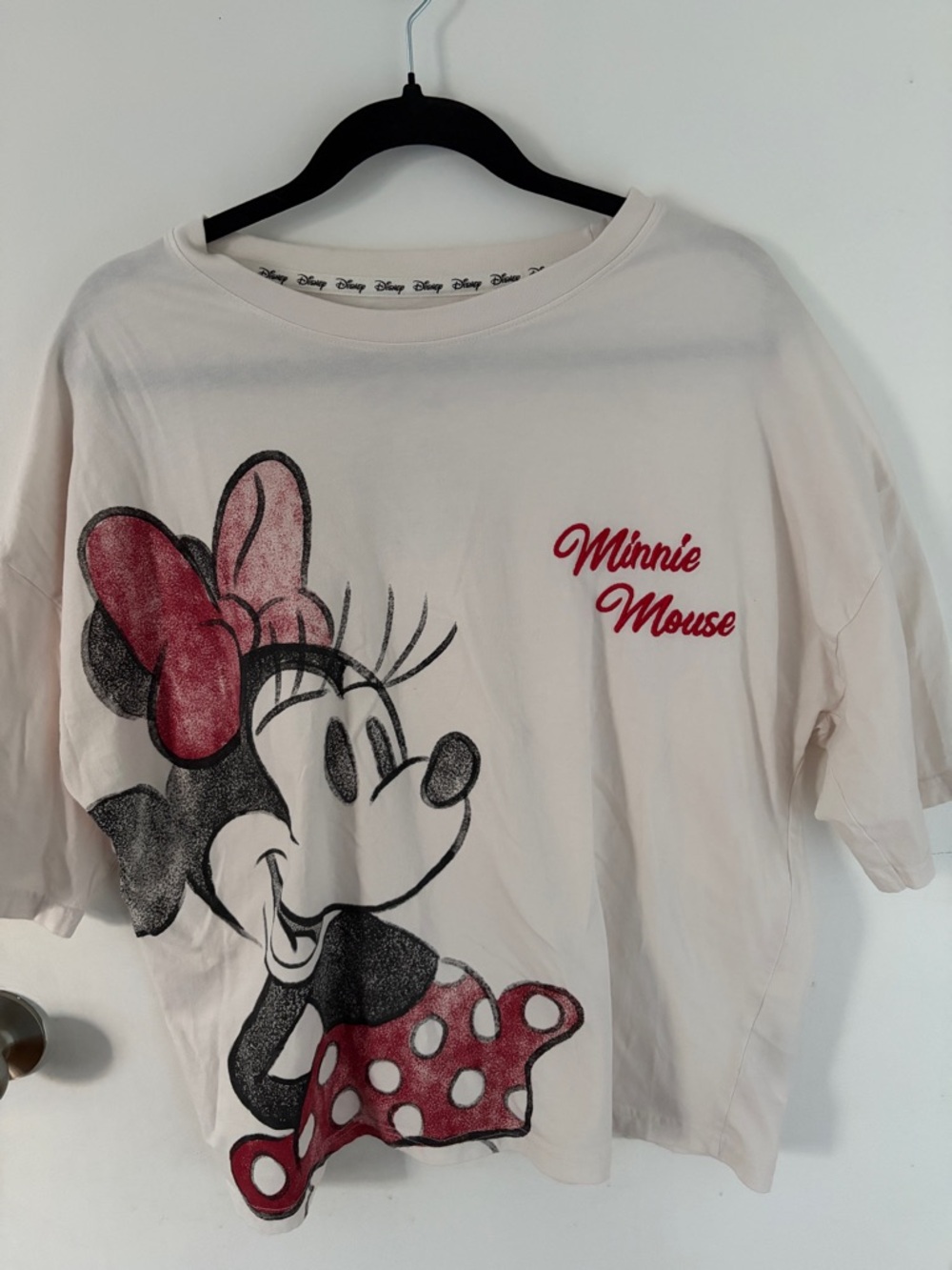 Disney Minnie Mouse Cream Graphic Tee